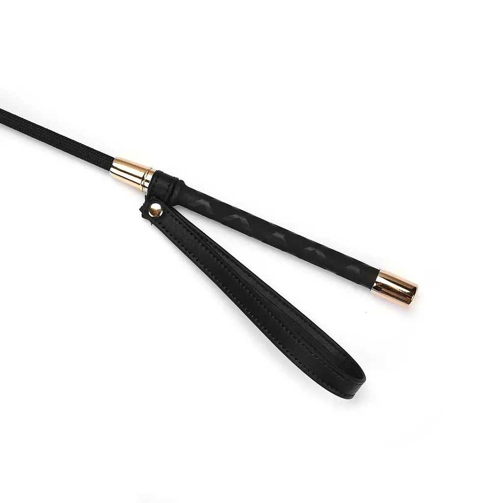 Шльопалка-сердечко Liebe Seele Black Organosilicon Riding Crop - фото 3