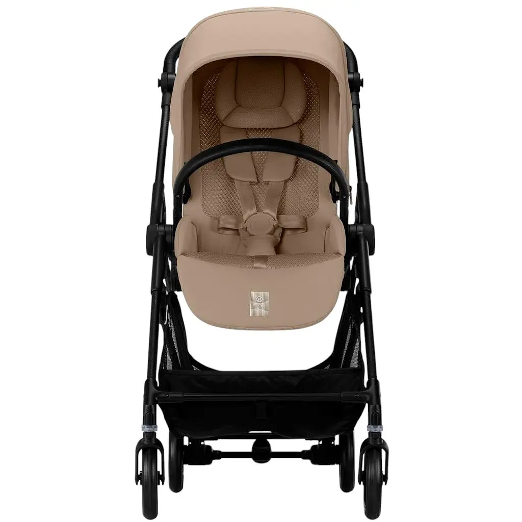 Коляска Cybex Melio Carbon Almond Beige з бампером (525000011) - фото 2