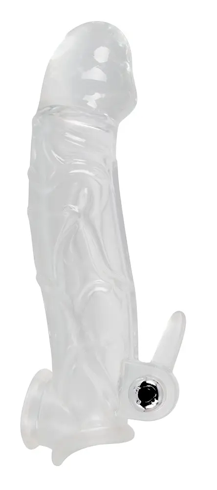 Насадка на член - Chrystal Skin Penis Sleeve Vibro - фото 2