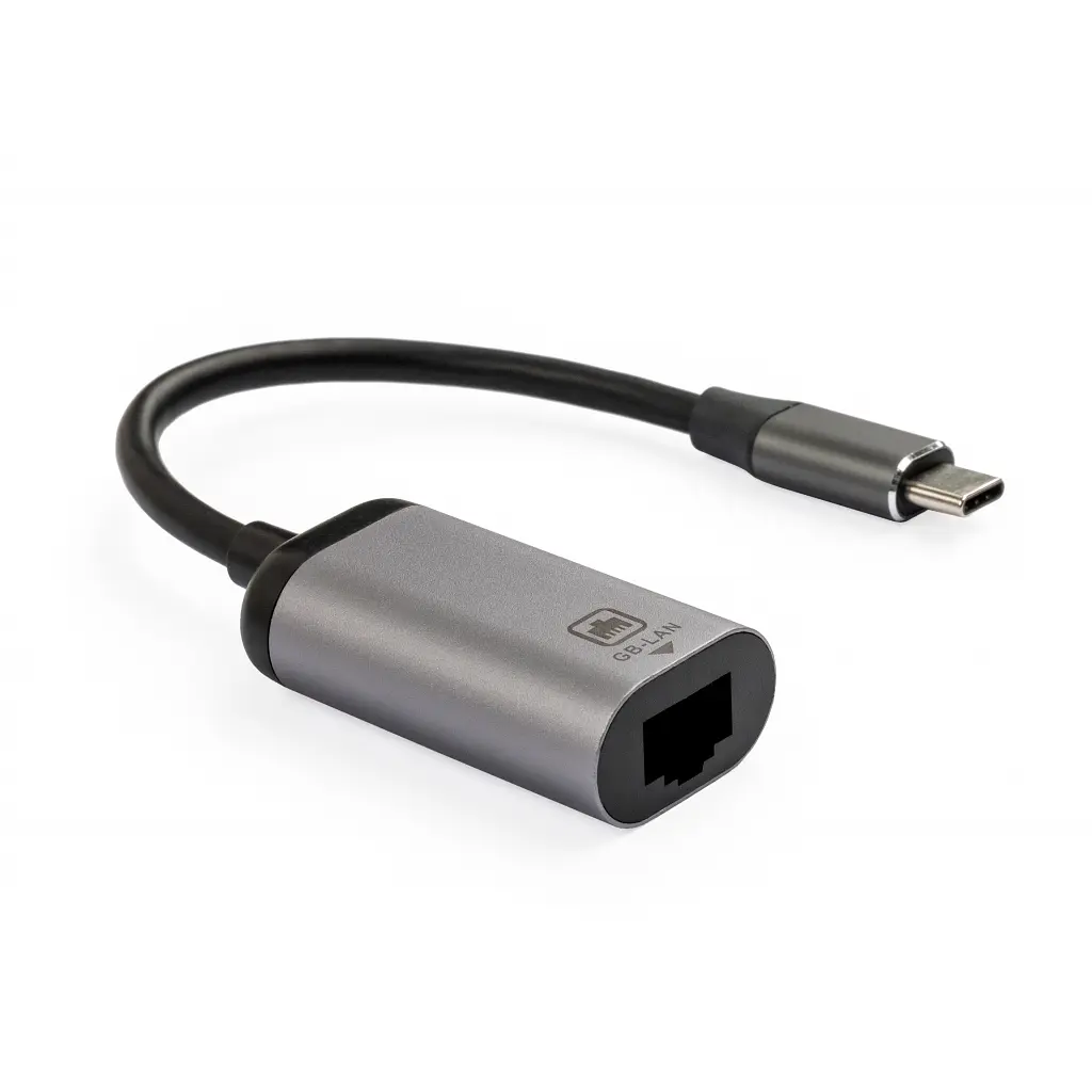 Переходник Type-C Male to RJ45 Lan 1 Gbps Vinga (VCPATCLGB) - фото 2