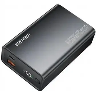 Зовнішній акумулятор Essager EDY65-LD01-Z для ноутбуків 20000 mAh 65W (EDY65-LD01-Z) - фото 5