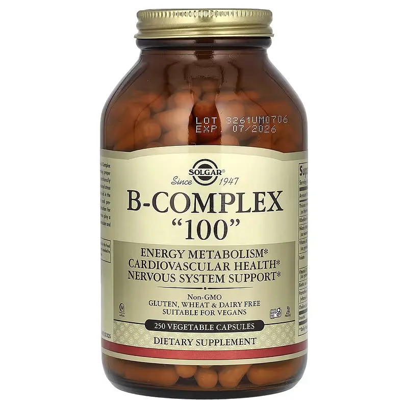 Solgar Вітамінний комплекс B-Complex “100” - 250 капсул