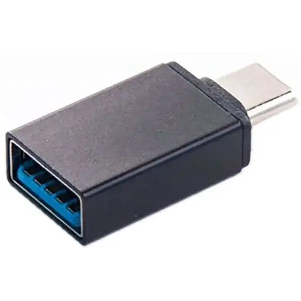 Переходник Dengos ADP-009 OTG USB - Type-C Black - фото 2