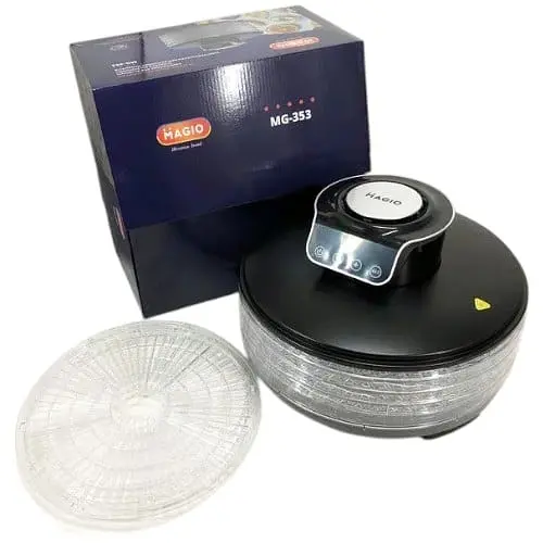 Сушарка для овочів та фруктів Magio MG-353 9 л з LED дисплеєм 245 Вт Сіра - фото 6