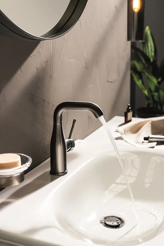 Змішувач для умивальника M-Size Grohe Essence 24173AL1 Графіт - фото 3