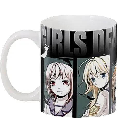 Кухоль GeekLand Ангельські ритми Angel Beats АВ.02.06 girls dead monster 330 мл білий - фото 3