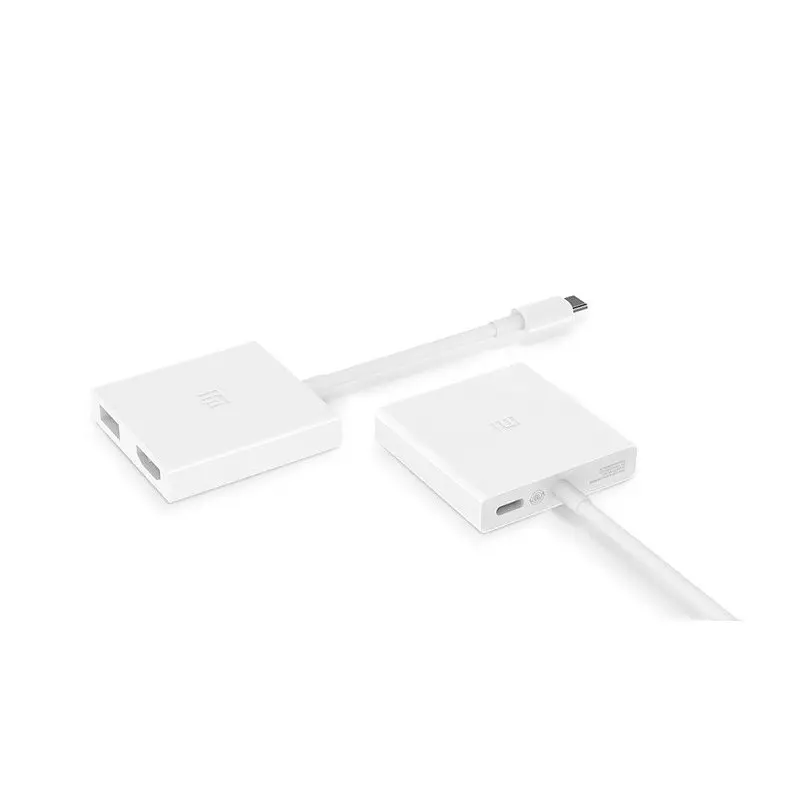 Хаб кабель-переходник Xiaomi USB Type-C - HDMI ZJQ01TM - фото 5