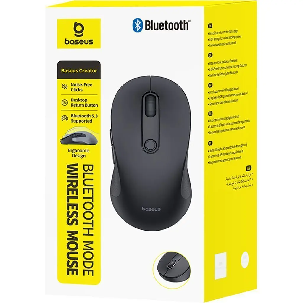 Миша Baseus F02 Ergonomic Bluetooth Mode Black (B0203203) [161901] - фото 5