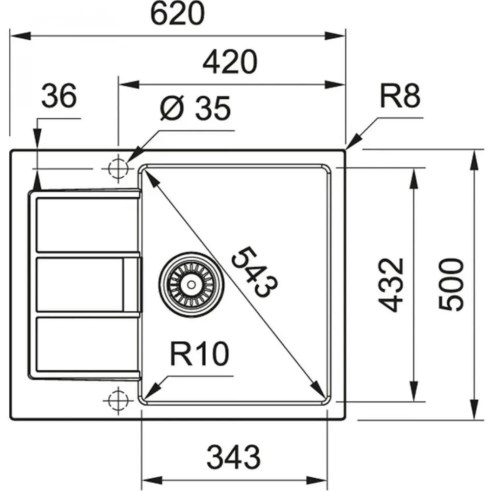 Кухонная мойка Franke Sirius S2D 611-62 143.0627.288 - фото 7