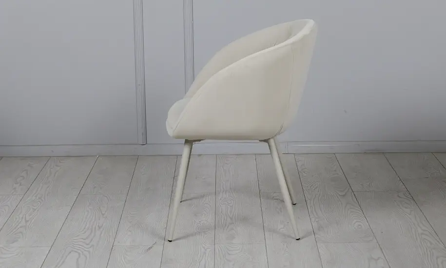 Стілець Prestol Юнік метал сидіння тканина 570x570x810 бежевий - фото 3