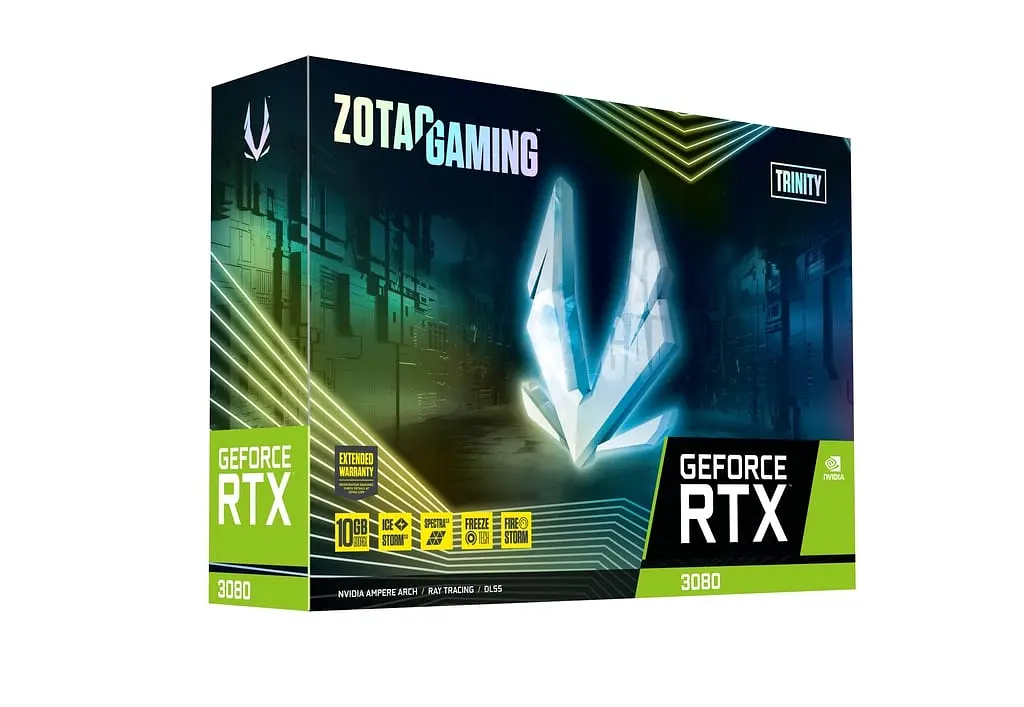 Відеокарта Zotac Gaming GeForce RTX 3080 Trinity LHR [ZT-A30800D-10PLHR] [75489] - фото 8