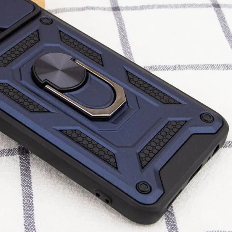 Чохол Ummi Camshield Serge Ring для Xiaomi Redmi Note 13 Pro 4G / 14s / Poco M6 Pro 4G Синій / Navy - фото 4