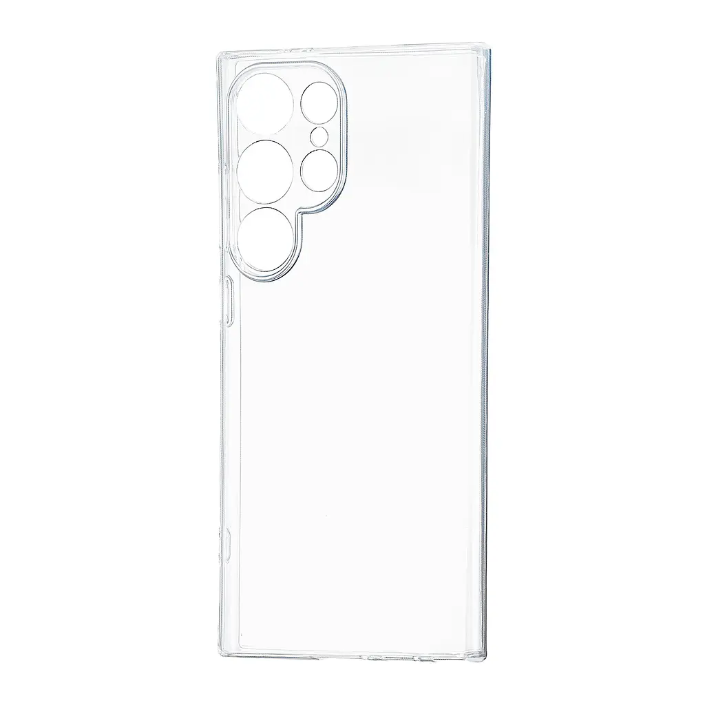 Чохол Silicone Case WS Samsung S24 Ultra (S928) Прозорий
