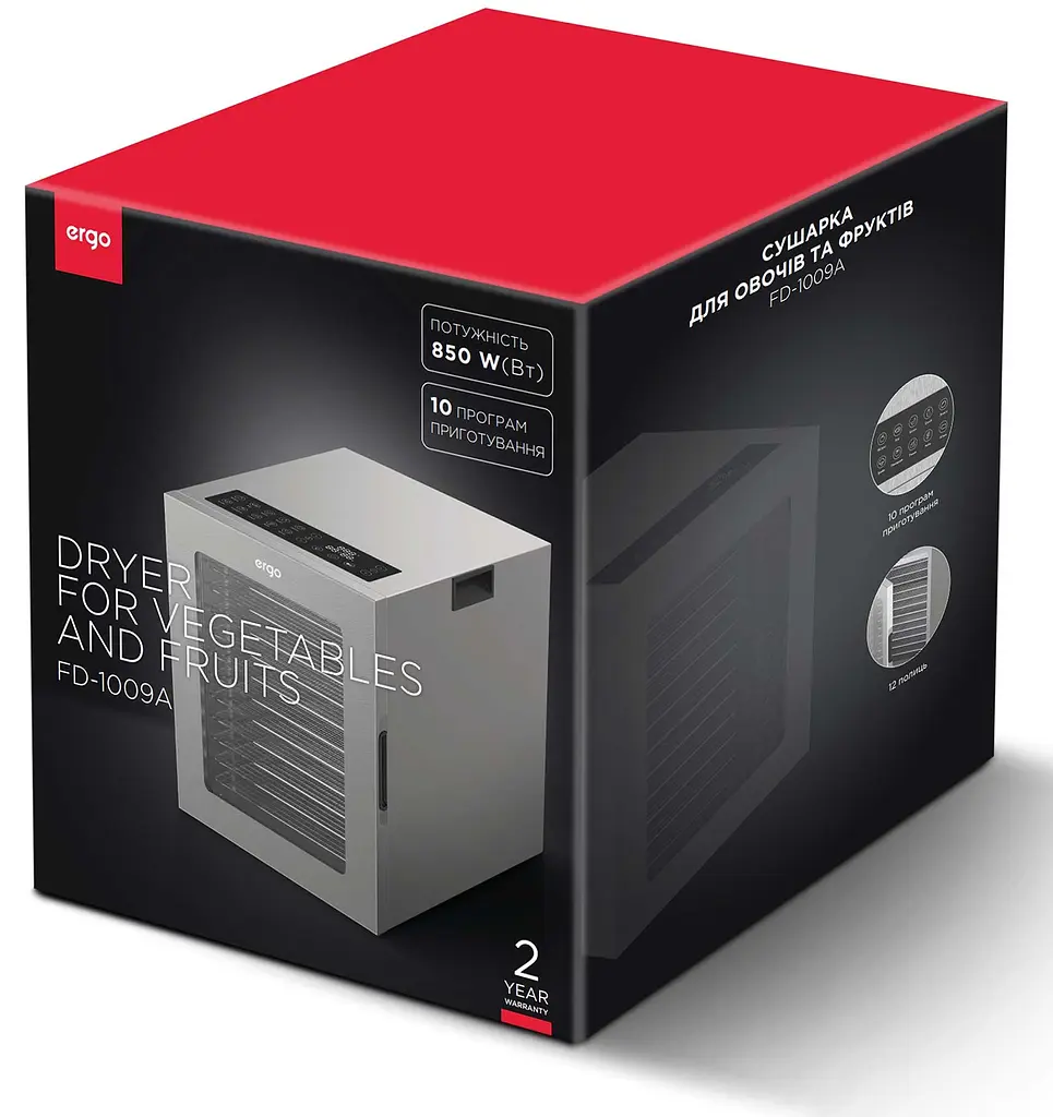 Электросушка Ergo FD-1009A - фото 5