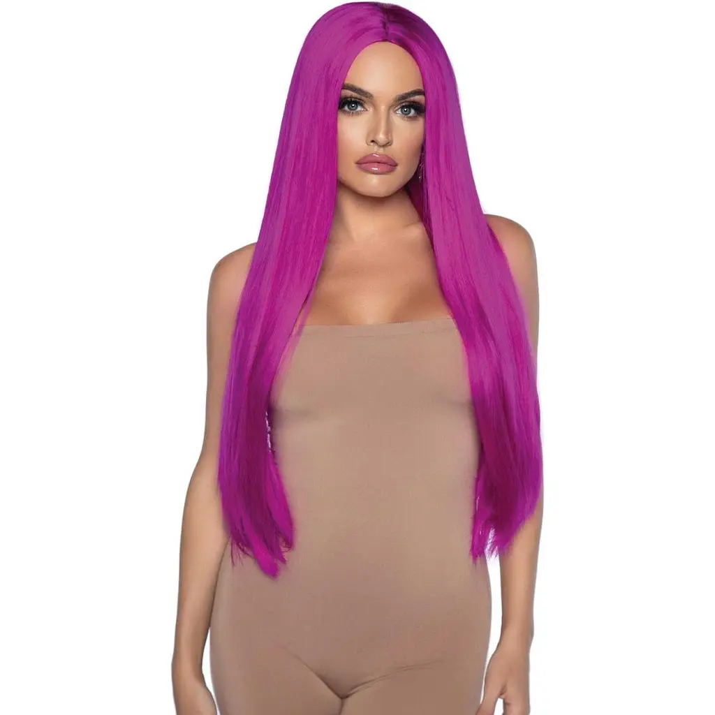 Перука Leg Avenue 33″ Long straight center part wig Raspberry - фото 1