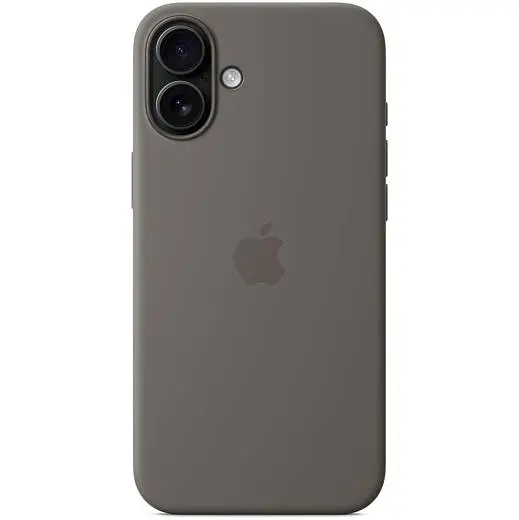 Силиконовый чехол CasePro Silicone Case with MagSafe Stone Gray для iPhone 16 Plus - фото 4