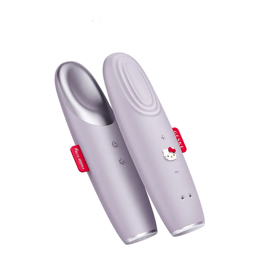 Енерджайзер для очей GESKE Warm & Cool Eye Energizer 6 в 1 by Hello Kitty фіолетовий - фото 3