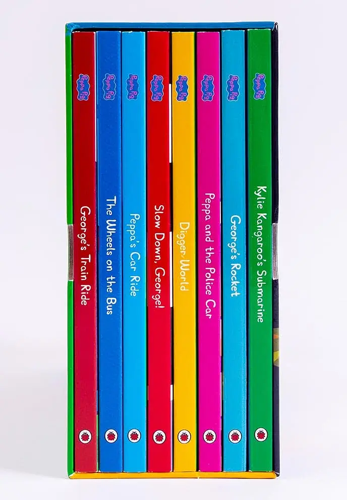 Peppa on the Go! 8 board book slipcase set - фото 3