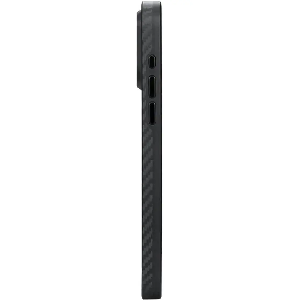 Чохол-накладка Pitaka MagEZ Case Pro 4 Twill 1500D Black/Grey для iPhone 15 Pro (KI1501PP) - фото 5