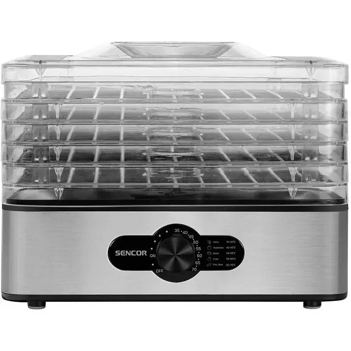 Сушилка для продуктов Sencor 240 Вт серая (SFD950SS) - фото 2