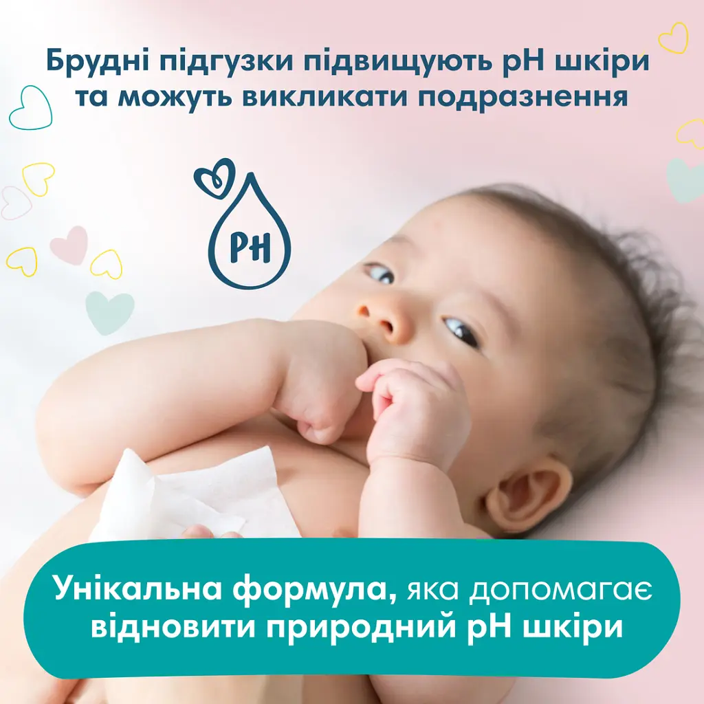 Дитячі вологі серветки Pampers Sensitive 15 x 80 шт. (8001841063188) - фото 4