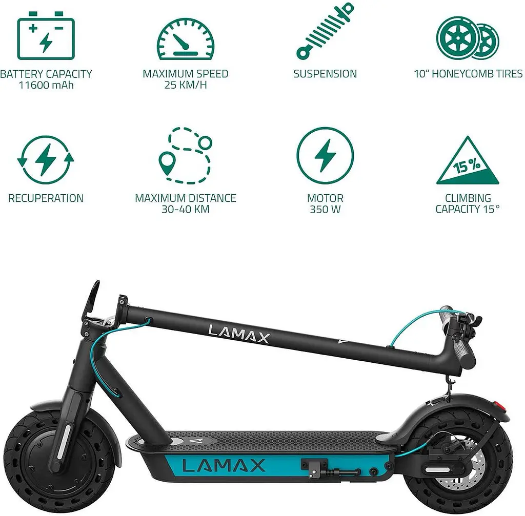 Електросамокат Lamax E-Scooter S11600 (LMXES11600) - фото 4