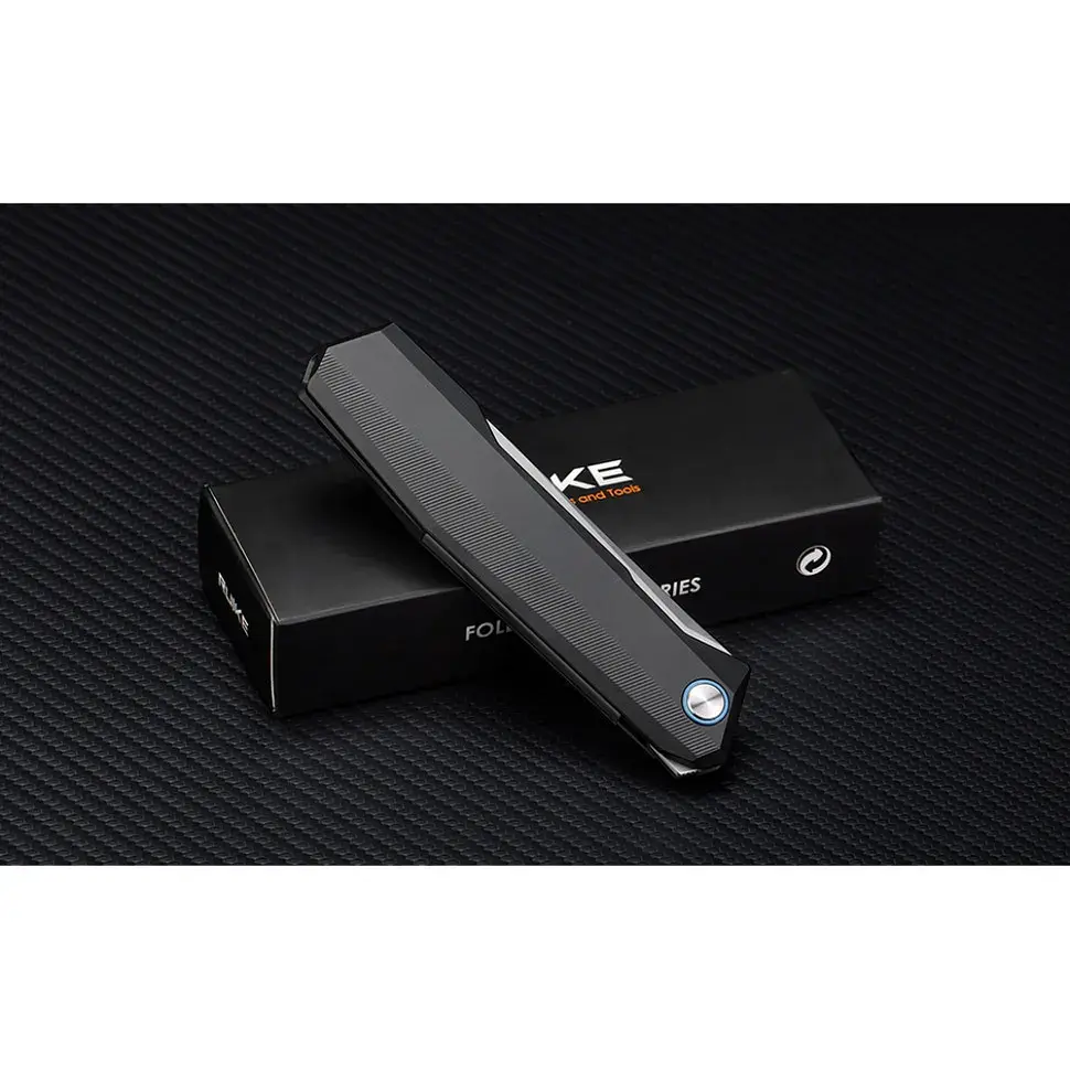 Ніж складаний туристичний Ruike P166-AB, (9.2 см) 14C28N / Aluminum чорний - фото 10