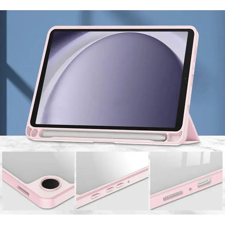 Чехол-книжка BeCover Soft Edge с креплением для стилуса для Samsung Galaxy Tab A9 SM-X115 8.7" Pink (710359) - фото 5