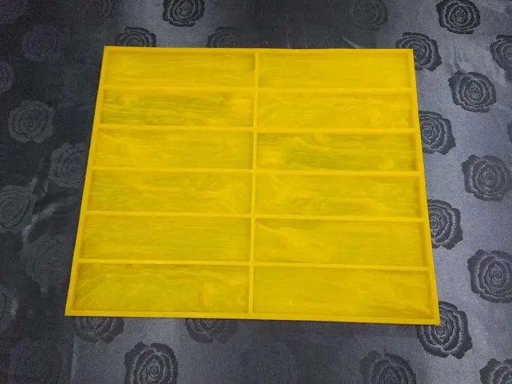 Гибкая полиуретановая форма для изготовления декоративного кирпича A.N.B. "ДРЕВЕСНЫЙ КАМЕНЬ" на 12 плиток - фото 10