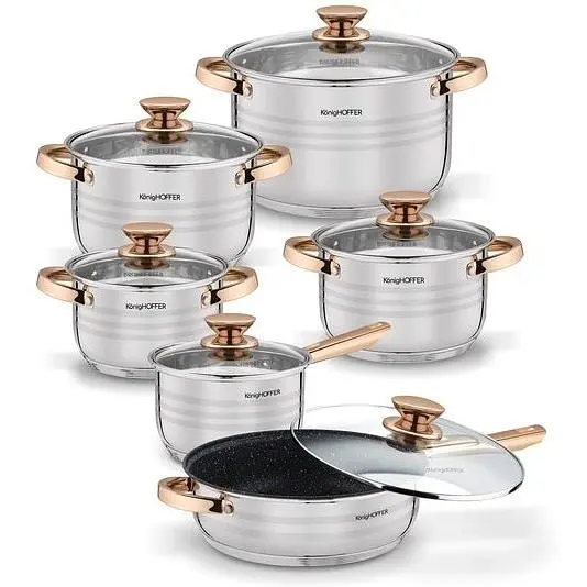 Набір посуду  Konighoffer Bari LKA-129HTGCO-12PCAFN 12 предметів (LK240524) - фото 9