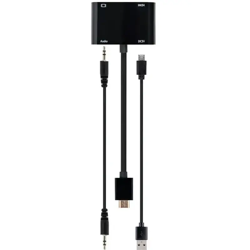 Кабель HDMI-HDMI/VGA Cablexpert A-HDMIM-HDMIFVGAF-01 - фото 3