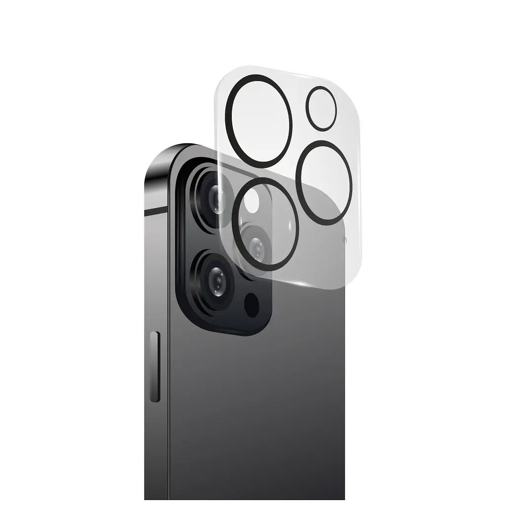 Скло захисне Intaleo Camera Lens Apple Iphone 15 Pro/15 Pro Max Black (1283126576867) - фото 2