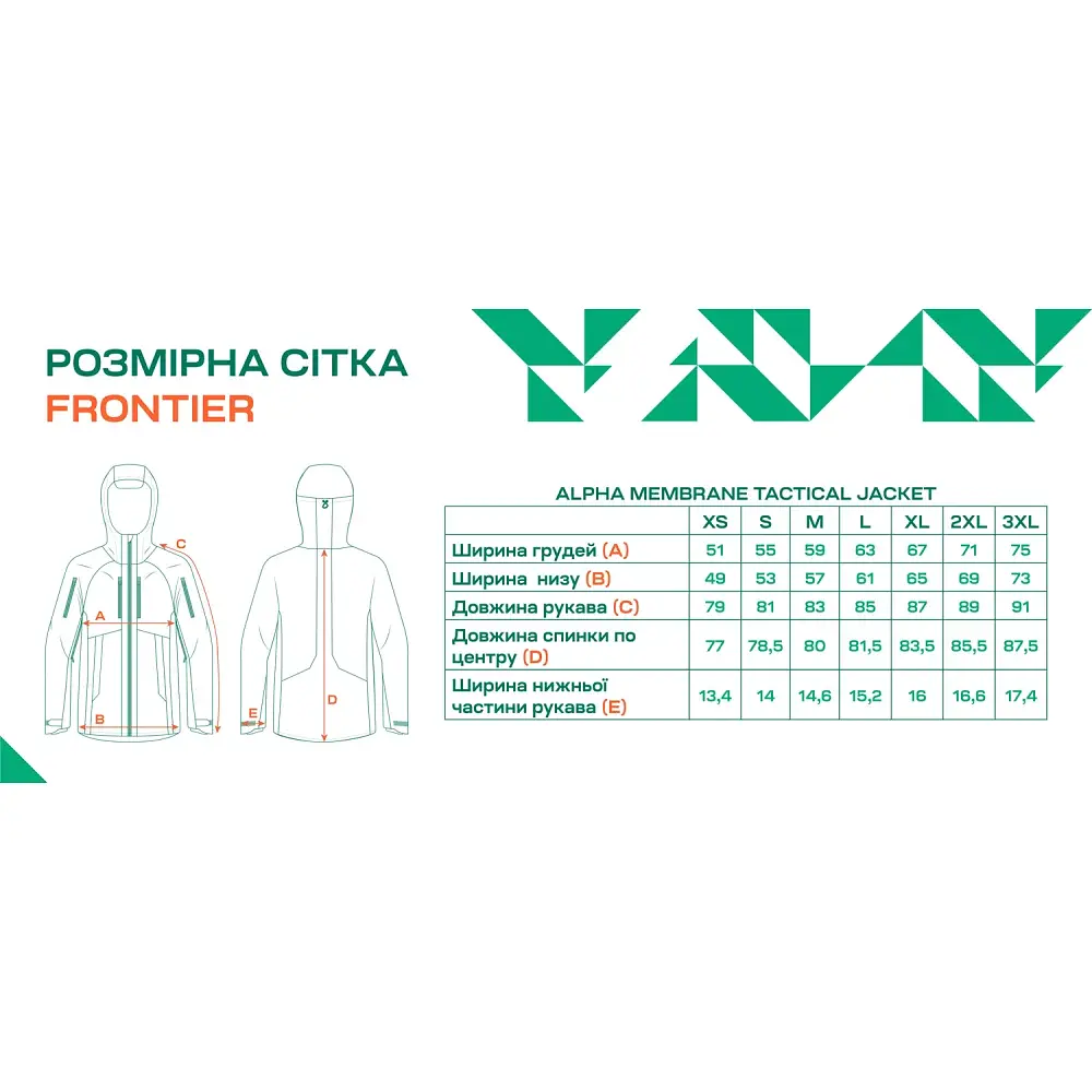 Куртка Frontier Alpha XXXL 20K/20K Olive - фото 8