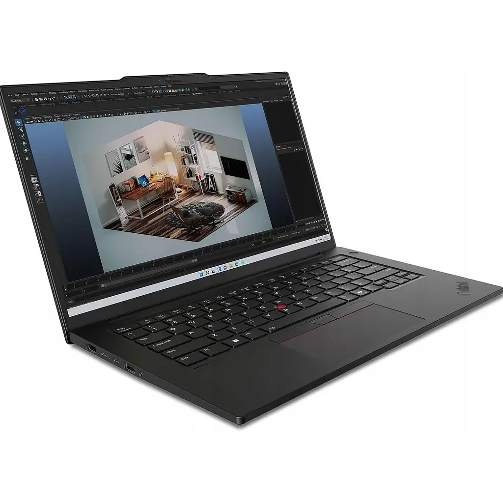 Ноутбук Lenovo ThinkPad P14 Gen 5, Ultra 7 155H, 32GB, 1TB, 14,3K, RTX 500 Ada, Windows 11 Профессиональная - фото 2