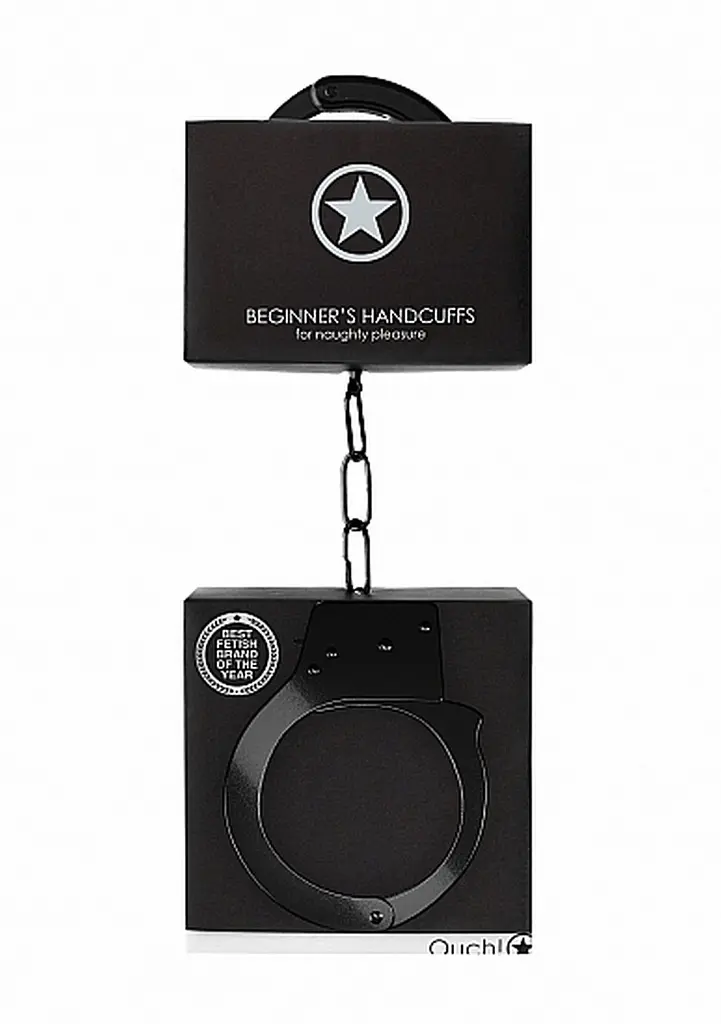 Наручники - Ouch! Beginner's Handcuffs Black - фото 2