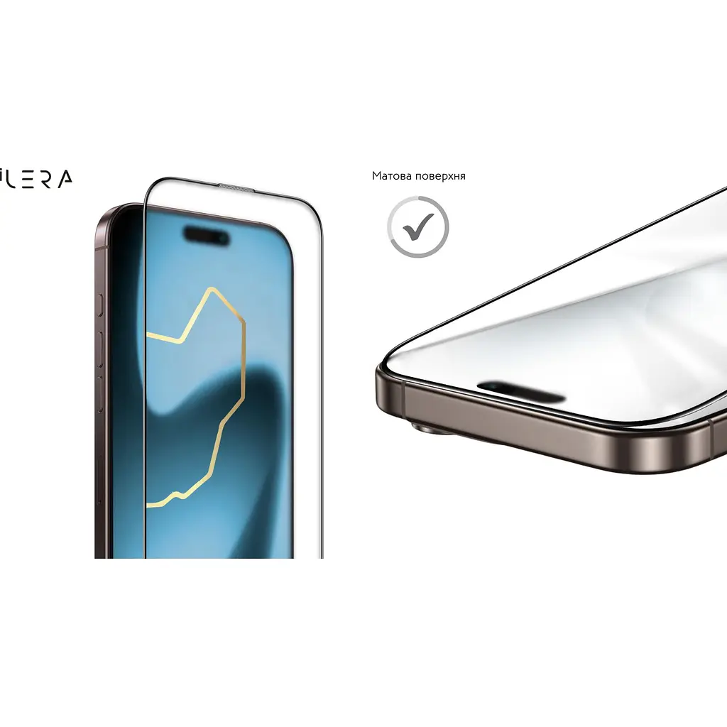Захисне скло iLera Frosted Glass 2.0 для Apple iPhone 17 Pro Max (iLFrGl17PrMx) [144422] - фото 2