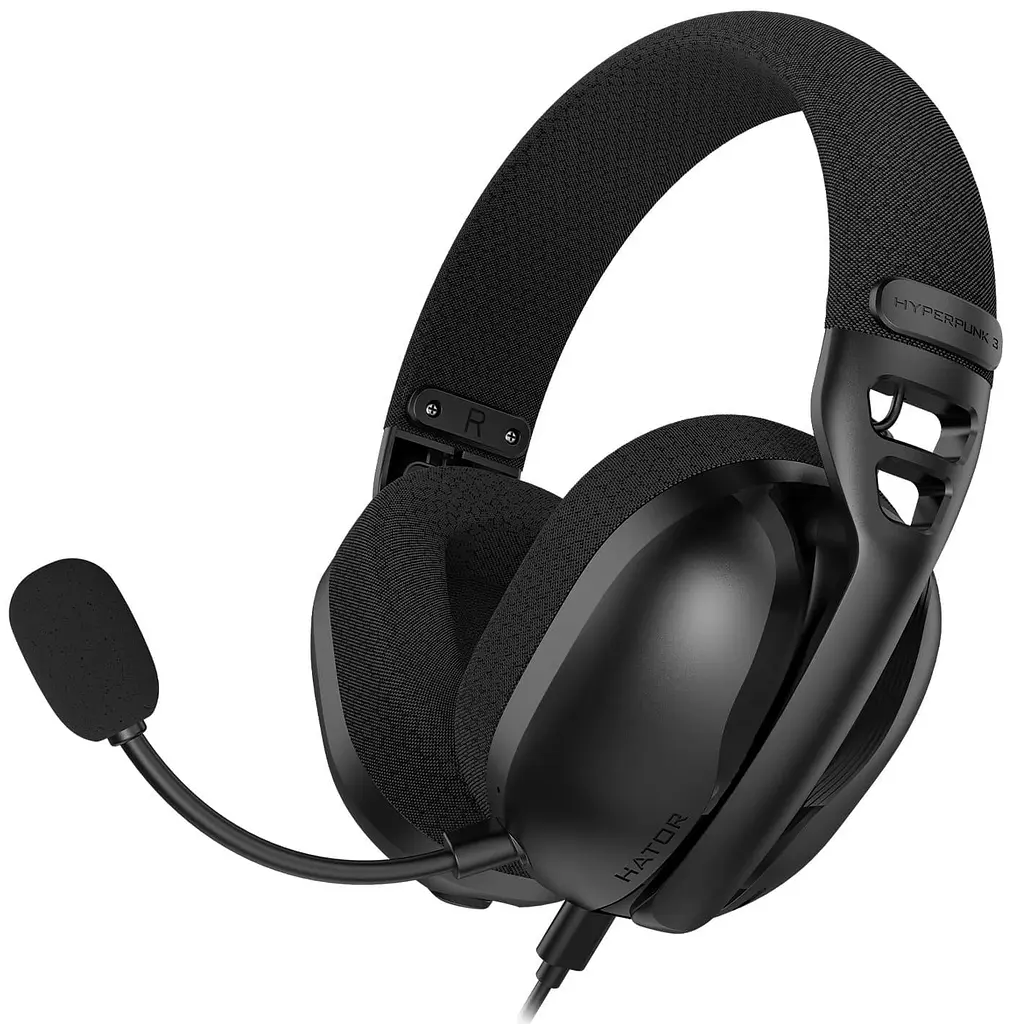 Ігрова гарнітура HATOR Hyperpunk 3 Hi-Res USB 7.1 Black (ESH10) - фото 2