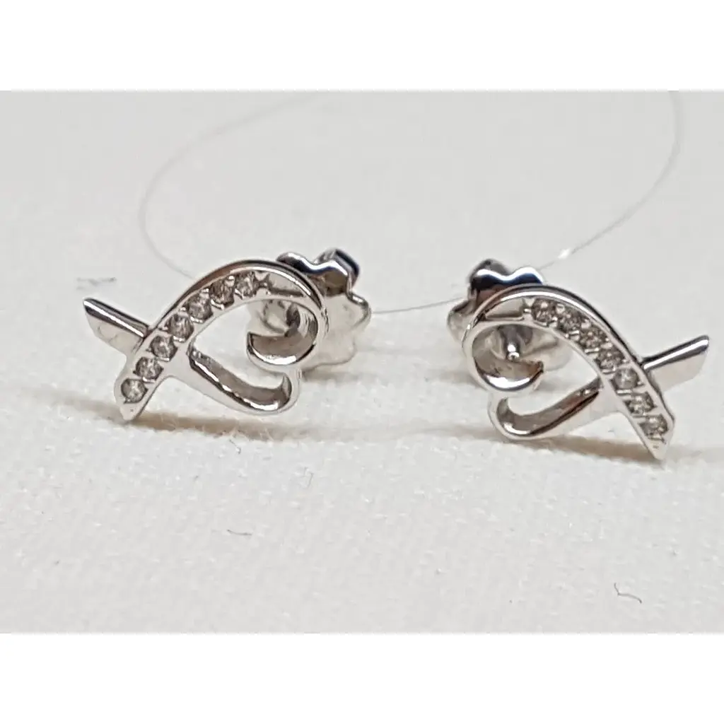 Серебряные пуссеты Qvaliz с фианитами. 902-00484 - фото 2