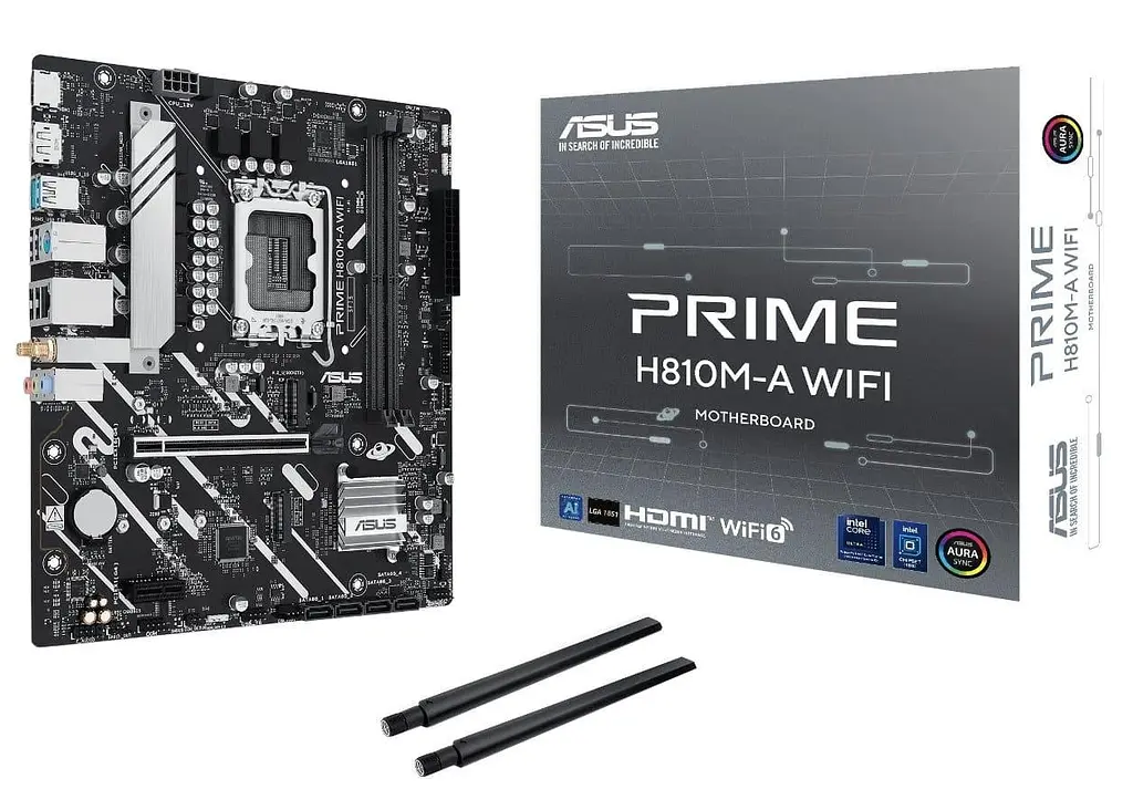 Материнська плата ASUS PRIME H810M-A WIFI (PRIME H810M-A WIFI) (Socket 1851, Intel H810, Micro-ATX) - фото 7