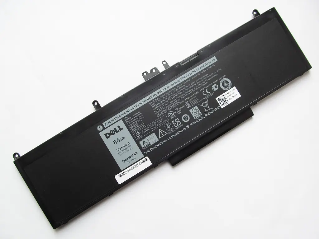 Акумулятор для ноутбука Dell Latitude E5570 WJ5R2, 84Wh (7280 mAh), 6cell, 11.4V, Li-ion, чорний - фото 3