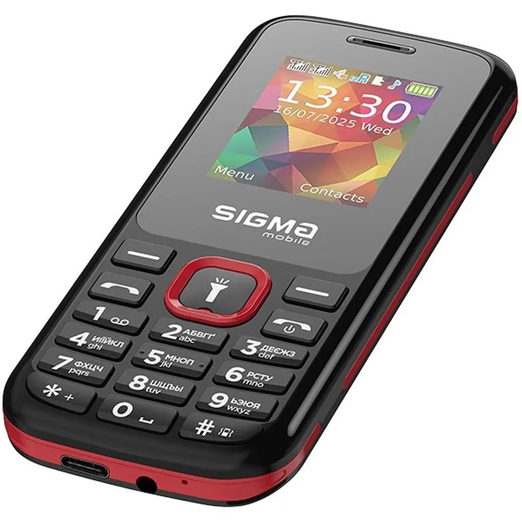 Мобильный телефон Sigma mobile X-style 171 MINI Black/Red UA-UCRF (4827798813744) [160996] - фото 4