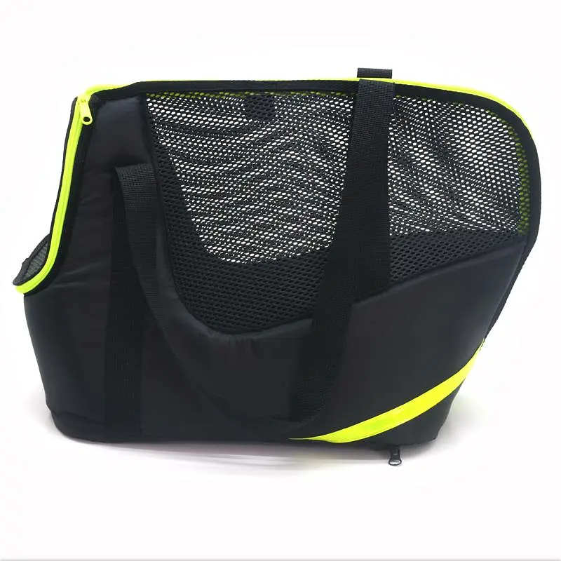 Сумка-переноска Zoo-hunt для котів та дрібних собак Спорт чорна №0 23х35х31 см - фото 5