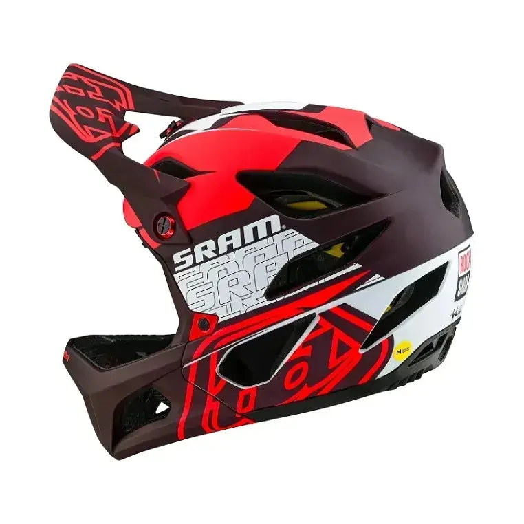Велошолом Troy Lee Designs Stage Helmet Sram Red XL/XXL (1106-115538005) - фото 3
