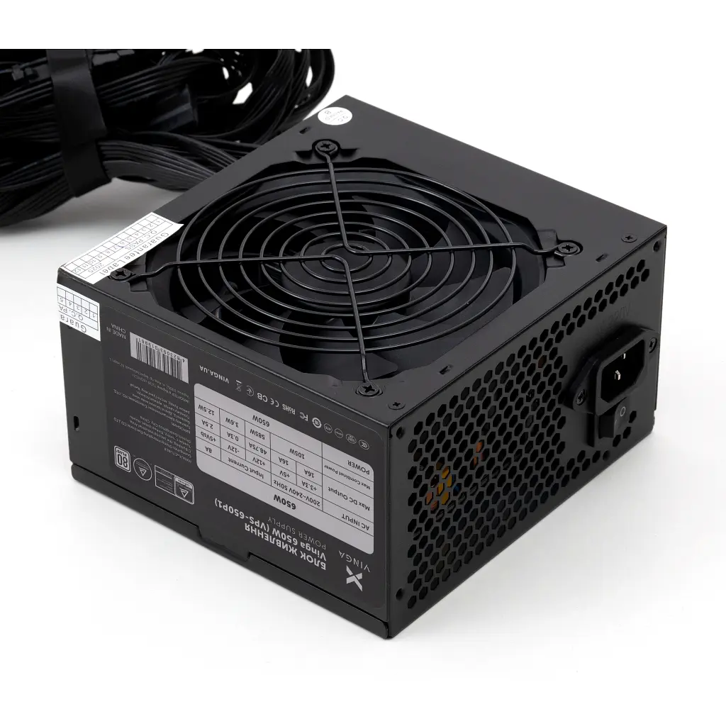 Блок живлення Vinga 650W ОЕМ (VPS-650P1) - фото 6