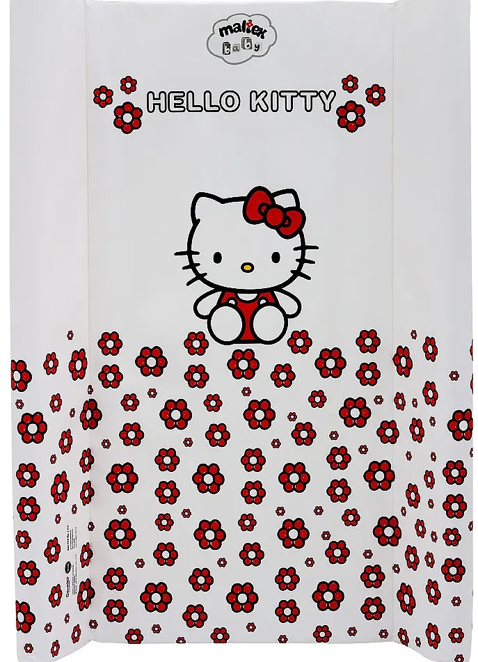 Пеленальный матрас Maltex мягкий 50х70 см hello kitty, белый - фото 2