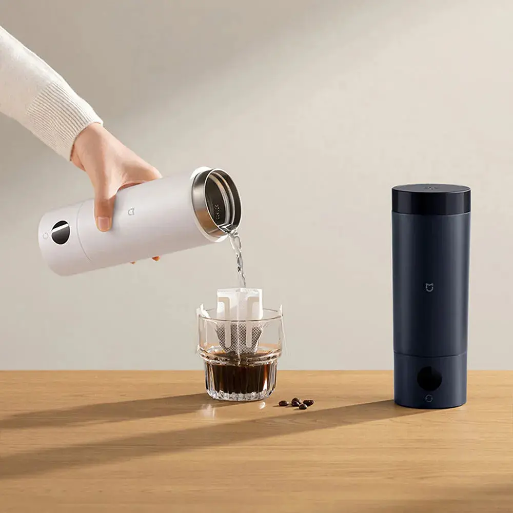 Термос электрический термопот MiJia Portable Electric Cup 2 350 мл (MJDRB02PL) черный - фото 4