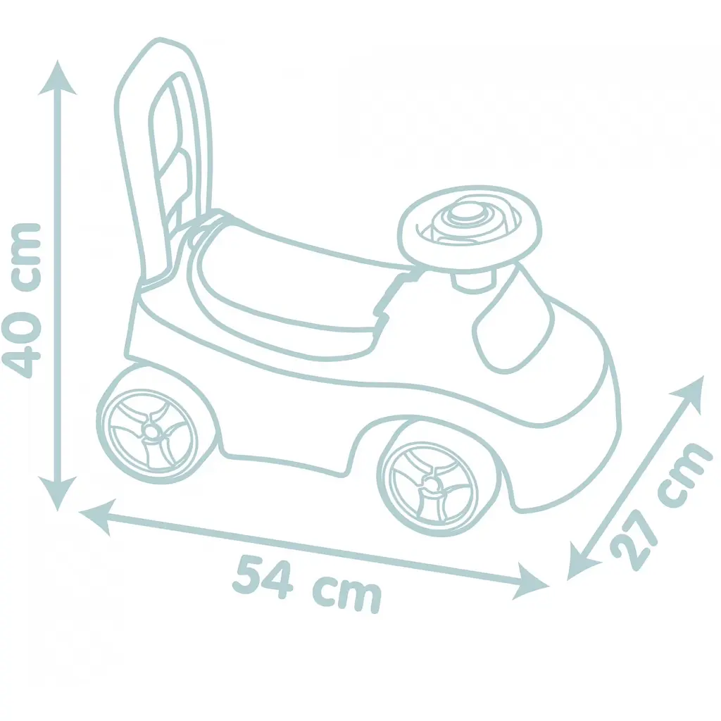 Машина для катання Smoby Little Котик 54х27х40 см (140503) - фото 3