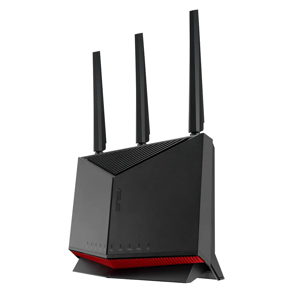 Маршрутизатор RT-BE86U BE6800, 3x2.5GE LAN, 1x2.5GE LAN/WAN, 1x10GE LAN/WAN, 1xUSB3.2, 1xUSB2.0 Asus teh0017260 - фото 2