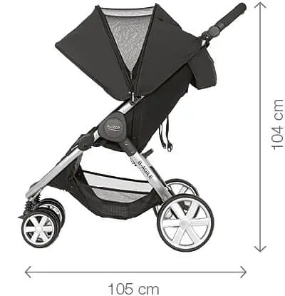 Коляска для двійні Britax-Romer B-Agile Double Cosmos Black (2000033222) - фото 8