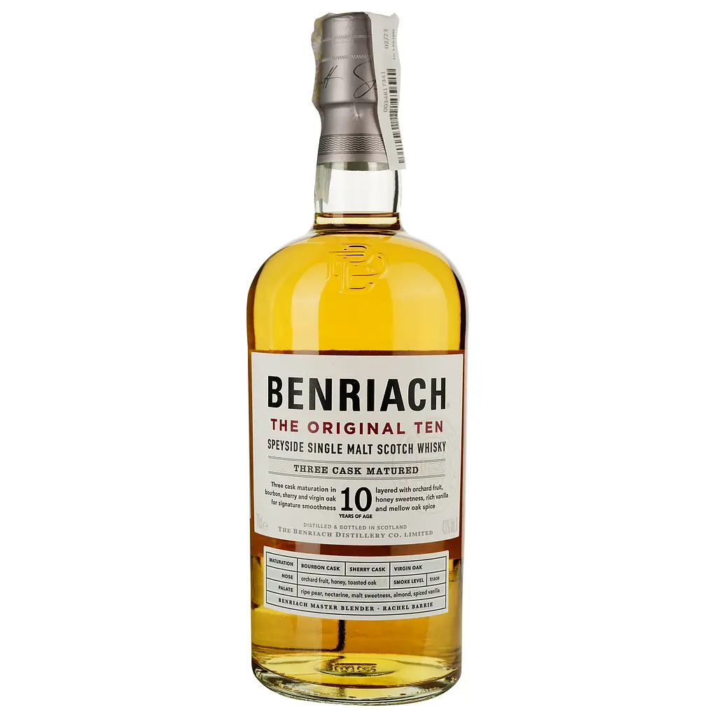 Виски BenRiach The Original Ten 10 yo Single Malt Scotch Whisky 43% 0.7 л - фото 2